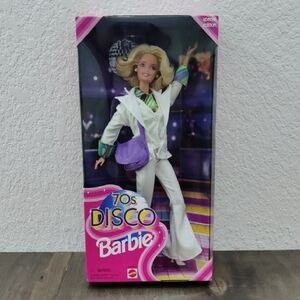 Mattel 70s Disco Barbie in White and Purple